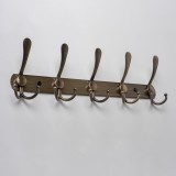 Wieszak ścienny na ubrania WUR - antyczny złoty Velano - 2