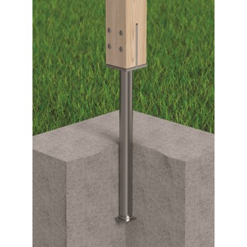 Podstawa słupa kotwa do betonu na długiej rurze PSW R500 GRUNDLINE - 5