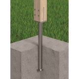 Podstawa słupa kotwa do betonu na długiej rurze PSW R500 GRUNDLINE - 5