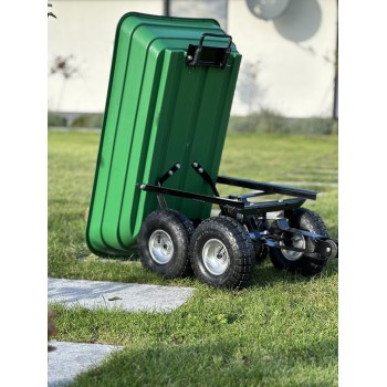 Wózek ogrodowy wywrotka zielony - TGO 1 GRINDI IN THE GARDEN - 4