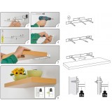 Półka ścienna samowisząca - FS 60x23 Velano - 31