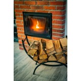 Stojak na drewno kominkowe 91x30x62 - Osisi Grindi - 7