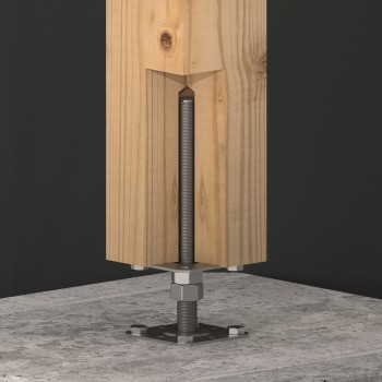 Podstawa słupa - regulowana gwintowana - PSR M20 GRUNDLINE - 8