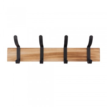 Wieszak ścienny na ubrania WUS - drewniany Domax Home - 2