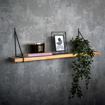 Półka ścienna wisząca LOFT drewniana - FAL 1 Domax Home - 3