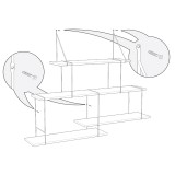 Półka ścienna wisząca LOFT drewniana - FCL 1 Domax Home - 10