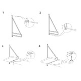 Półka ścienna wisząca LOFT drewniana - FAL 1 Domax Home - 7