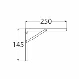 Wspornik techniczny WSA CHROM Velano - 3
