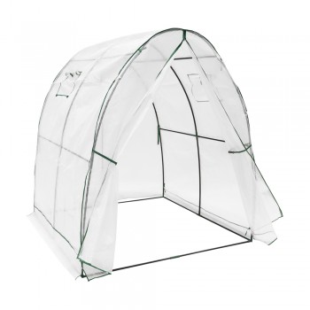 Tunel szklarnia ogrodowa biała - 180x180x200 - Irga I GRINDI IN THE GARDEN - 1