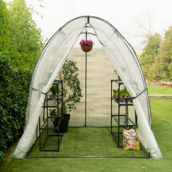 Tunel szklarnia ogrodowa biała - 180x180x200 - Irga I GRINDI IN THE GARDEN - 2