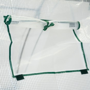 Tunel szklarnia ogrodowa biała - 180x180x200 - Irga I GRINDI IN THE GARDEN - 7