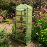 Szklarnia ogrodowa zielona 5-półkowa - 70x50x190 - Kalmia II Grindi - 6