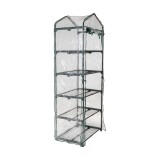 Szklarnia ogrodowa przezroczysta 5-półkowa - 70x50x190 - Kalmia II Grindi - 1