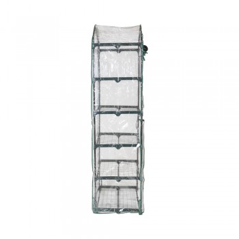 Szklarnia ogrodowa przezroczysta 5-półkowa - 70x50x190 - Kalmia II Grindi - 4