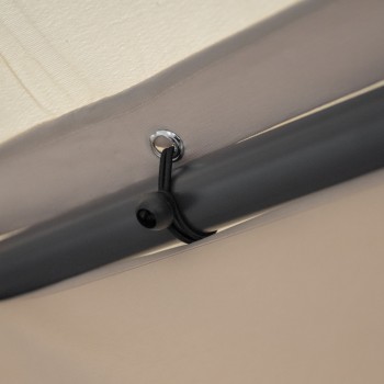 Namiot ogrodowy imprezowy PE 3x6m beżowy - GNO 1 GRINDI IN THE GARDEN - 7