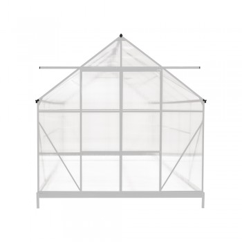 Szklarnia ogrodowa z poliwęglanu - Verbena I - 3,7x2,4m GRINDI IN THE GARDEN - 11