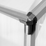 Szklarnia ogrodowa z poliwęglanu - Verbena I - 3,7x2,4m GRINDI IN THE GARDEN - 4