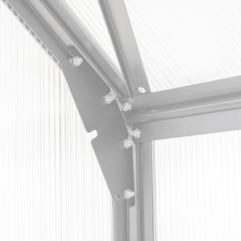 Szklarnia ogrodowa z poliwęglanu - Verbena I - 3,7x2,4m GRINDI IN THE GARDEN - 6