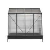 Szklarnia ogrodowa z poliwęglanu - Arum I - 2,5x1,9m - czarna GRINDI IN THE GARDEN - 8