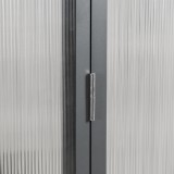 Szklarnia ogrodowa z poliwęglanu - Arum I - 2,5x1,9m - czarna GRINDI IN THE GARDEN - 14