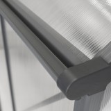 Szklarnia ogrodowa z poliwęglanu - Arum I - 2,5x1,9m - czarna GRINDI IN THE GARDEN - 17