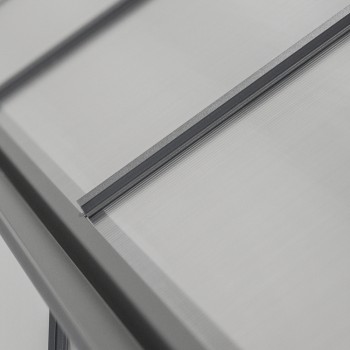 Szklarnia ogrodowa z poliwęglanu - Arum I - 2,5x1,9m - czarna GRINDI IN THE GARDEN - 19