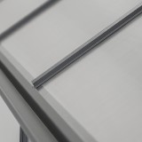 Szklarnia ogrodowa z poliwęglanu - Arum I - 2,5x1,9m - czarna GRINDI IN THE GARDEN - 19