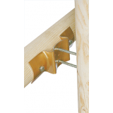 Łącznik belki okrągłej - podstawowy - LBO ZN 203x68x2,5 DMX - 2