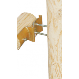 Łącznik belki okrągłej - końcowy - LBO 145x68x2,5 DMX - 2