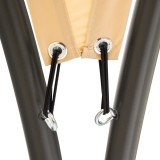 Pawilon ogrodowy altana - stalowa - SIMI 3,8x3,8m beżowa GRINDI IN THE GARDEN - 6