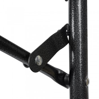 Składany stolik balkonowy czarny - SSB 4 - 60x60x73cm Grindi - 4