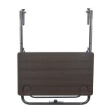 Składany stolik balkonowy brązowy - SSB 5 - 60x60x73 Grindi - 3