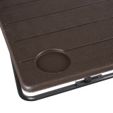 Składany stolik balkonowy brązowy - SSB 5 - 60x60x73 Grindi - 4