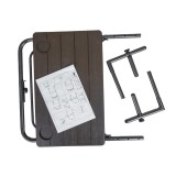 Składany stolik balkonowy brązowy - SSB 5 - 60x60x73 Grindi - 7