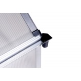 copy of Szklarnia ogrodowa z poliwęglanu - Viola III - 310x190x195 Grindi - 15