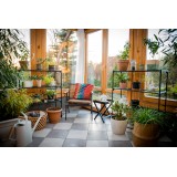 Kwietnik regał ogrodowy 90x30x106 - GRO - 4 półkowy stojak na rośliny GRINDI IN THE GARDEN - 3