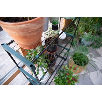 Kwietnik regał ogrodowy 90x30x106 - GRO - 4 półkowy stojak na rośliny GRINDI IN THE GARDEN - 5