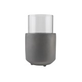 Biokominek wolnostojący okrągły 12x20 szary - Lawu I GRINDI IN THE GARDEN - 3