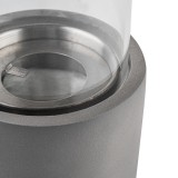 Biokominek wolnostojący okrągły 12x20 szary - Lawu I GRINDI IN THE GARDEN - 4