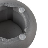 Biokominek wolnostojący okrągły 12x20 szary - Lawu I GRINDI IN THE GARDEN - 6