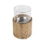 Biokominek wolnostojący okrągły 12x20 imitacja drewna - Lawu I GRINDI IN THE GARDEN - 1