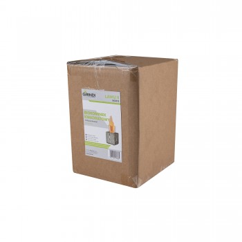 Biokominek wolnostojący prostokątny 12x20 szary imitacja drewna - Lawu II GRINDI IN THE GARDEN - 7