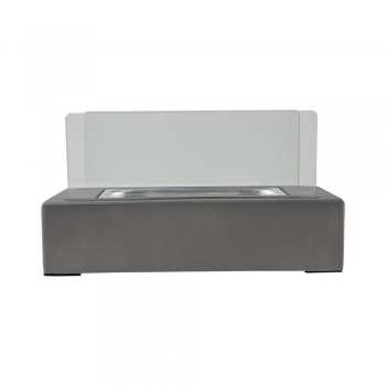 Biokominek wolnostojący prostokątny 33x16x18 szary - Tambora I GRINDI IN THE GARDEN - 3