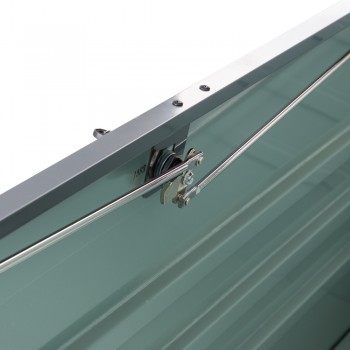 Skrzynia ogrodowa metalowa 600l - 165x70x62 - Orto II Grindi - 8