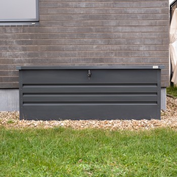 Skrzynia ogrodowa metalowa 600l - 165x70x62 - Orto II Grindi - 11
