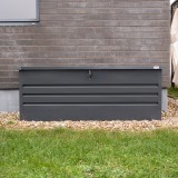 Skrzynia ogrodowa metalowa 600l - 165x70x62 - Orto II Grindi - 11