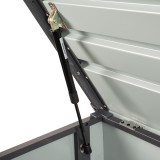 Skrzynia ogrodowa metalowa 600l - 165x70x62 - Orto II Grindi - 6