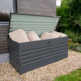 Skrzynia ogrodowa metalowa 1000l - 185x82x75 - Orto III Grindi - 3