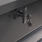 Skrzynia ogrodowa metalowa 1000l - 185x82x75 - Orto III Grindi - 8