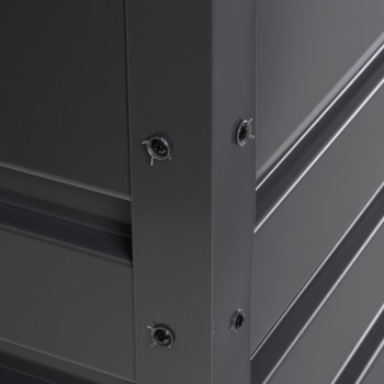 Skrzynia ogrodowa metalowa 1000l - 185x82x75 - Orto III Grindi - 5